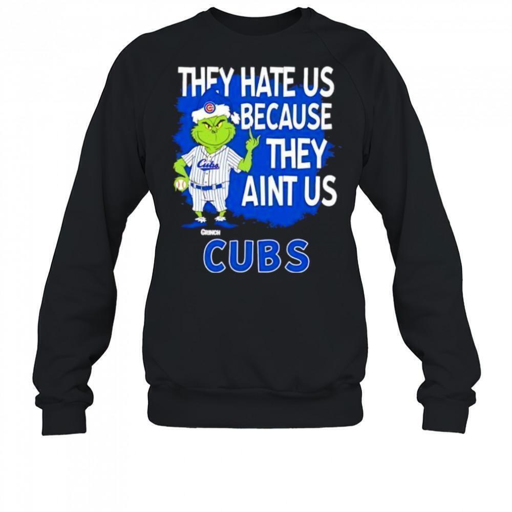 Chicago Cubs Grinch Christmas Baseball Sweatshirt